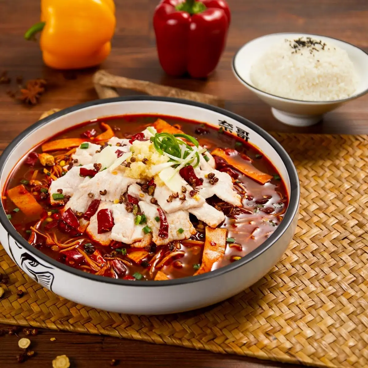 Pork Blood Beef Tripe Spam 毛血旺